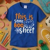 This Is Some Boo Sheet Funny Halloween Ghost Spooky Kids T-Shirt thumb 3