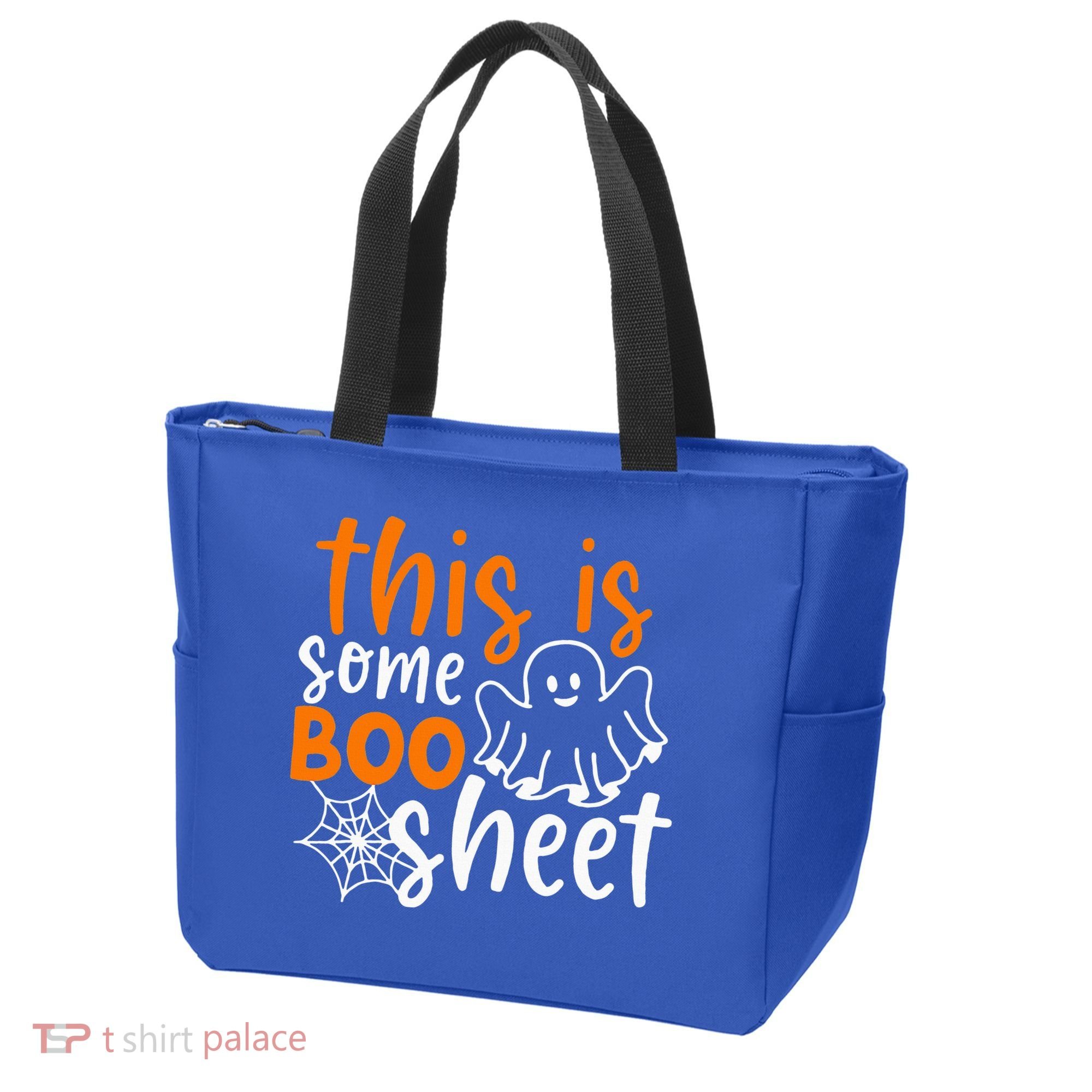 This Is Some Boo Sheet Funny Halloween Ghost Spooky Tote Bag