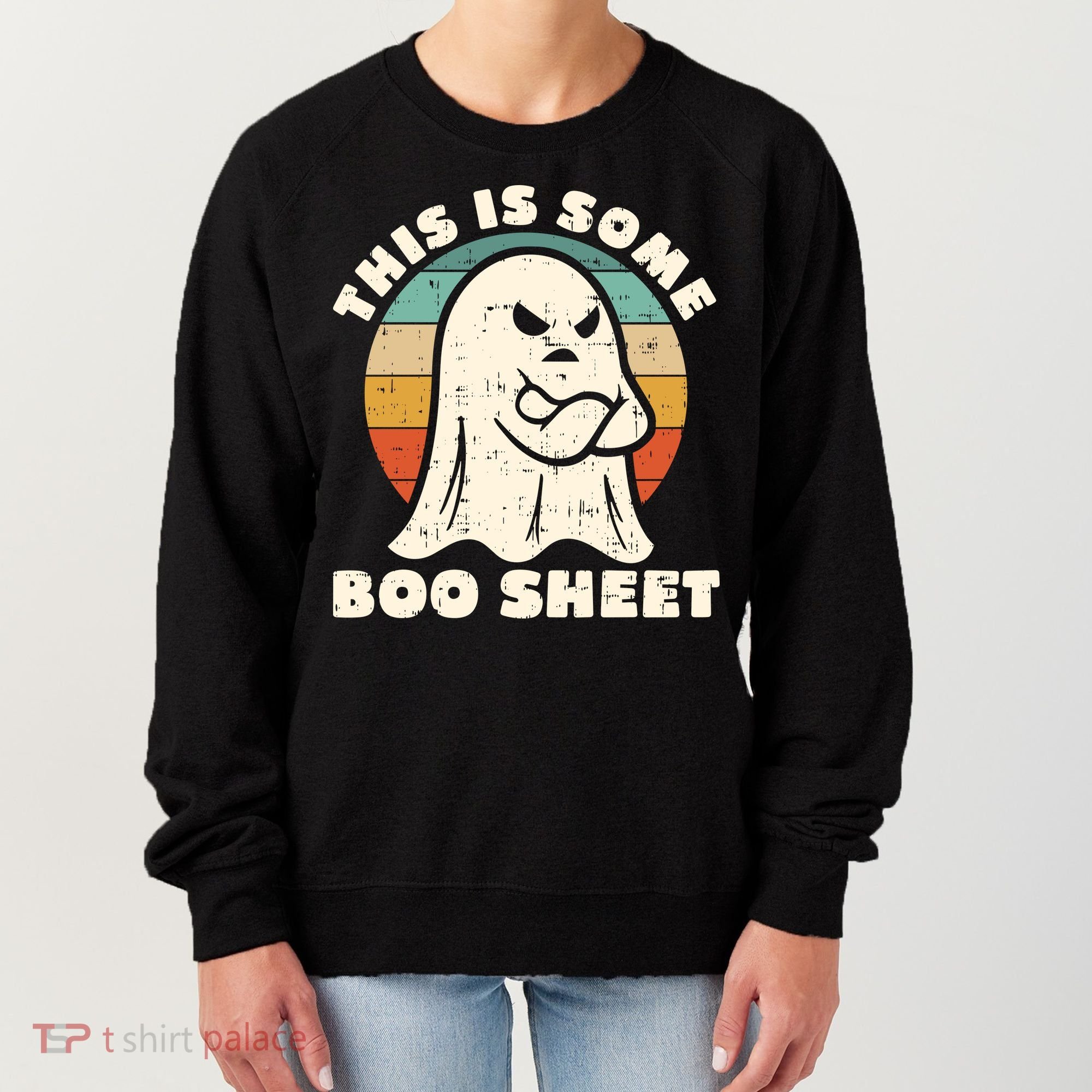 This Is Some Boo Sheet Funny Halloween Costumes Men Women Women's Sweatshirt