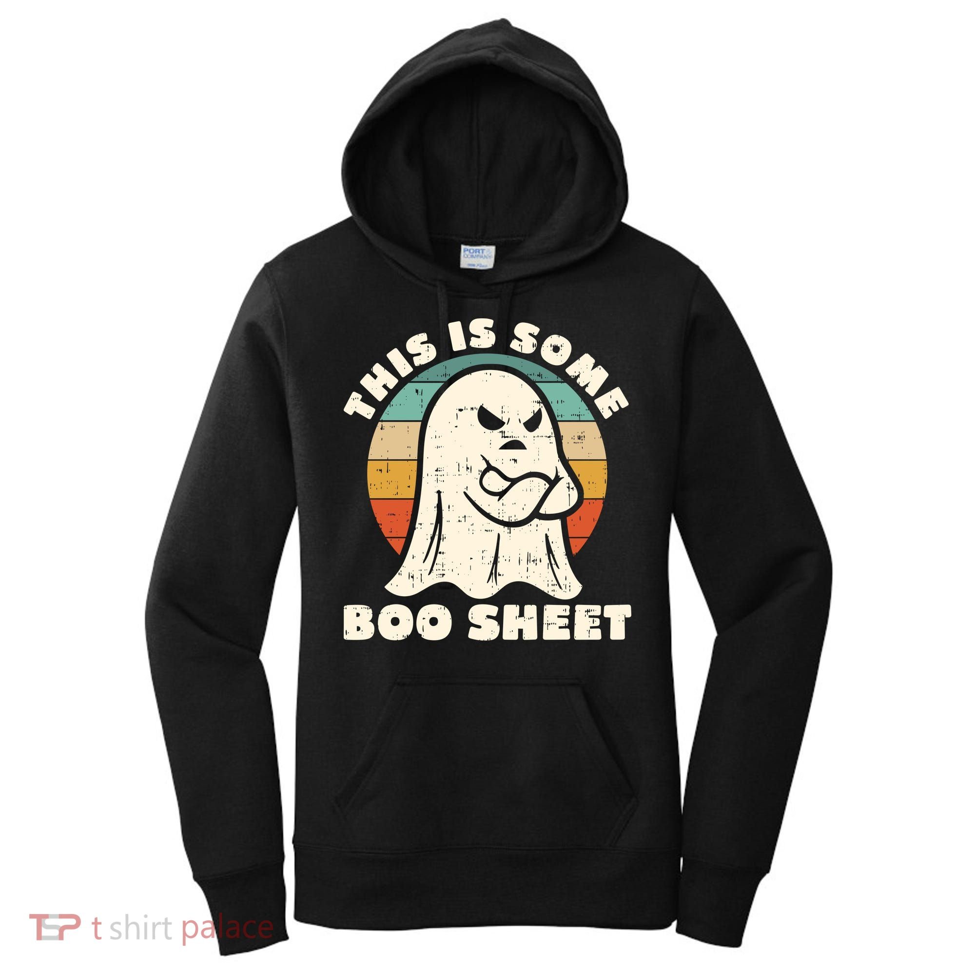 This Is Some Boo Sheet Funny Halloween Costumes Men Women Women's Hoodie