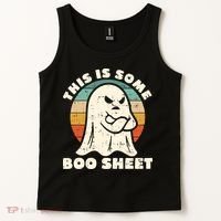 This Is Some Boo Sheet Funny Halloween Costumes Men Women Tank Top thumb 2