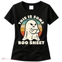 This Is Some Boo Sheet Funny Halloween Costumes Men Women Women's T-Shirt thumb 0