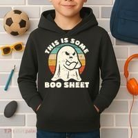 This Is Some Boo Sheet Funny Halloween Costumes Men Women Kids Hoodie thumb 2
