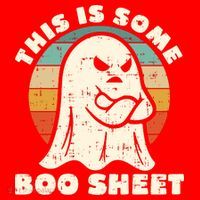 This Is Some Boo Sheet Funny Halloween Costumes Men Women Santa Hat thumb 1