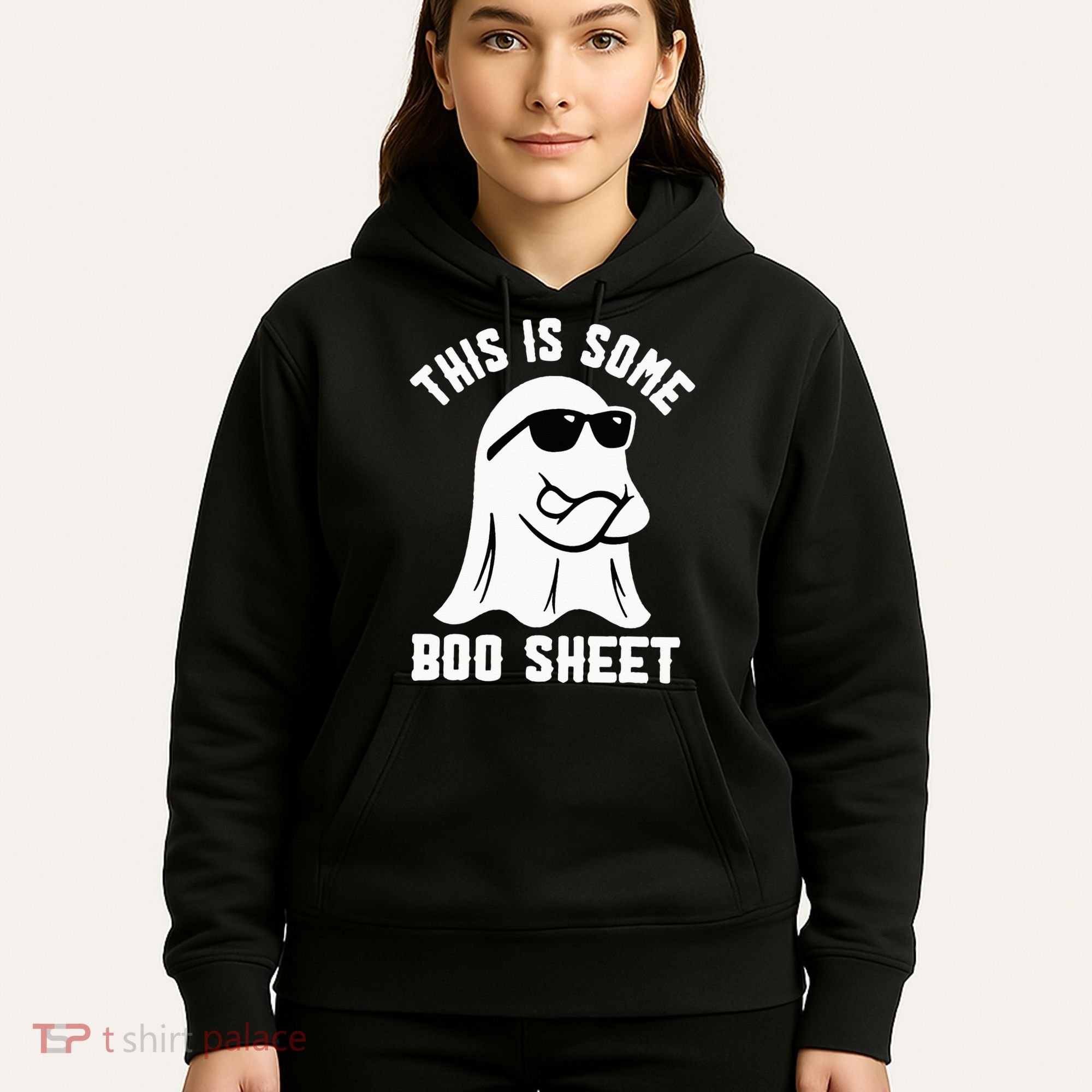This Is Some Boo Sheet Ghost Retro Halloween Costume Hoodie