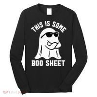 This Is Some Boo Sheet Ghost Retro Halloween Costume Long Sleeve Shirt thumb 0