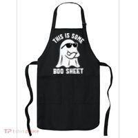 This Is Some Boo Sheet Ghost Retro Halloween Costume Apron thumb 0