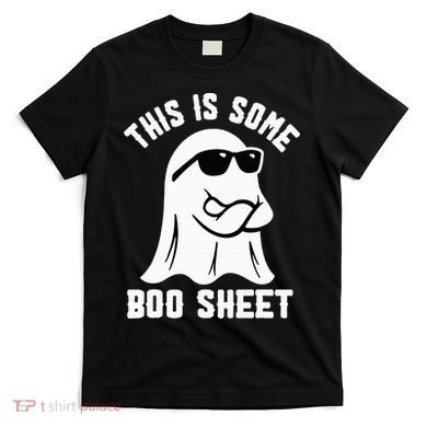 This Is Some Boo Sheet Ghost Retro Halloween Costume T-Shirt