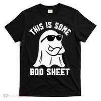 This Is Some Boo Sheet Ghost Retro Halloween Costume T-Shirt thumb 0