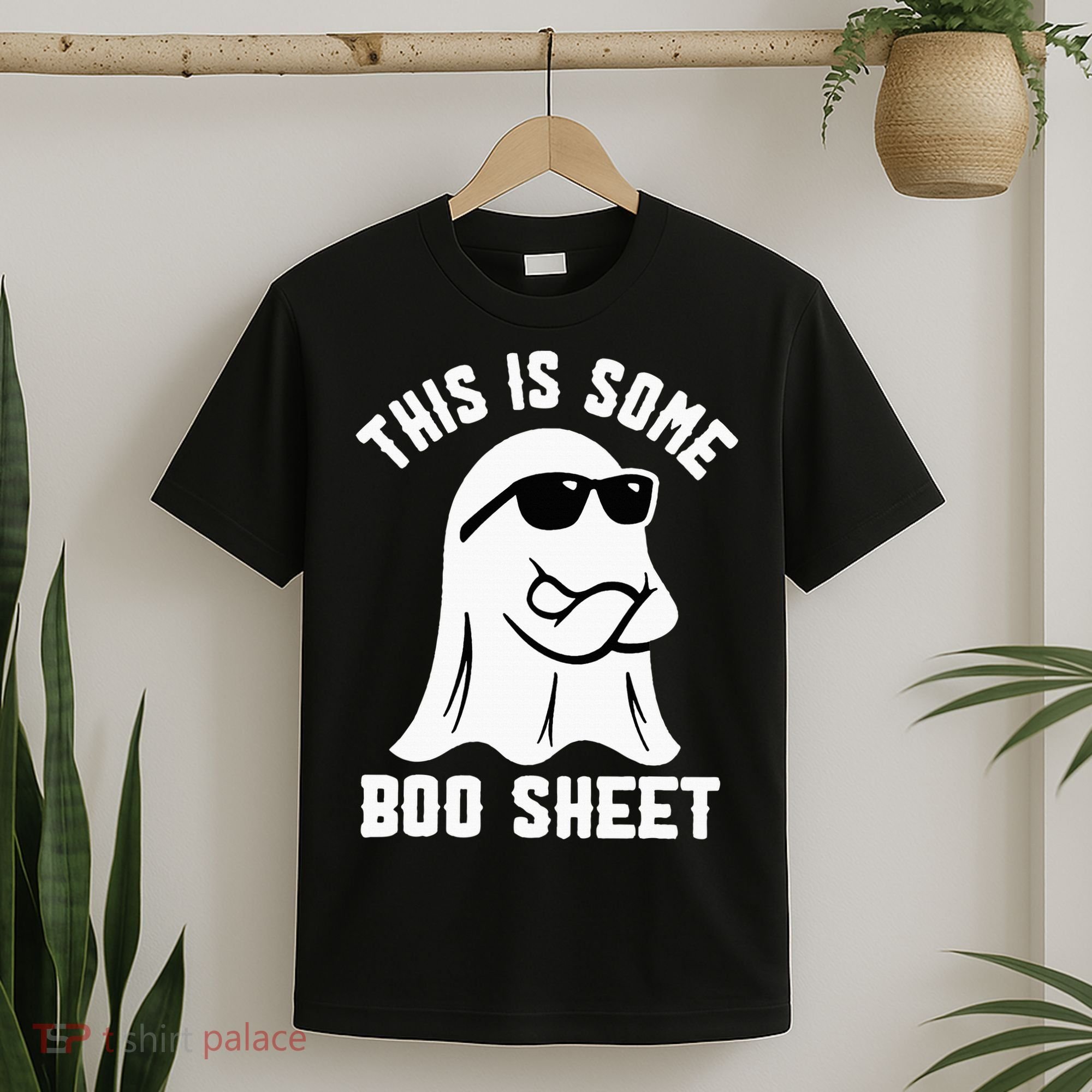 This Is Some Boo Sheet Ghost Retro Halloween Costume T-Shirt