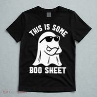 This Is Some Boo Sheet Ghost Retro Halloween Costume T-Shirt thumb 5