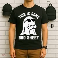 This Is Some Boo Sheet Ghost Retro Halloween Costume T-Shirt thumb 6