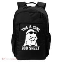 This Is Some Boo Sheet Ghost Retro Halloween Costume Backpack thumb 0