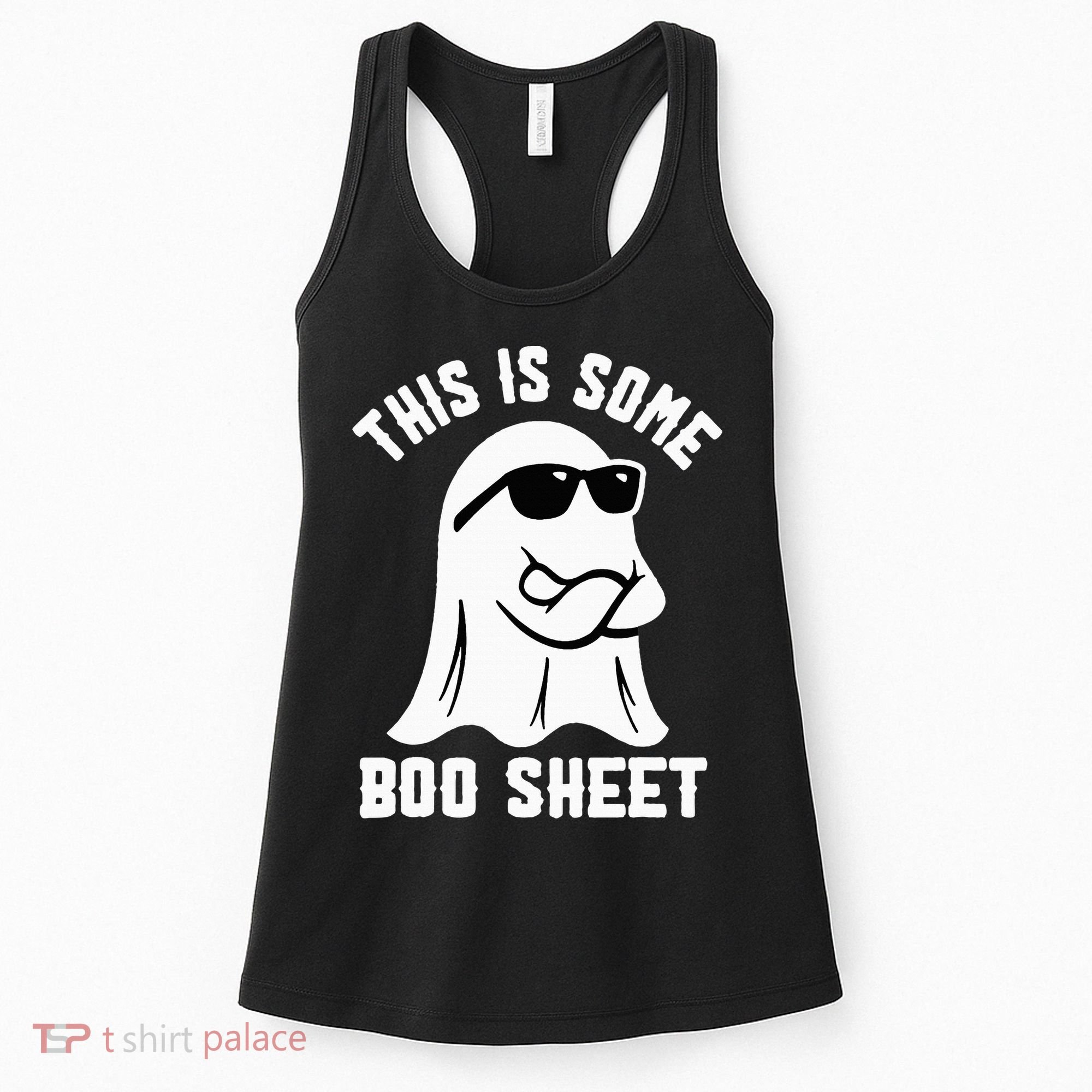 This Is Some Boo Sheet Ghost Retro Halloween Costume Women's Tank Top