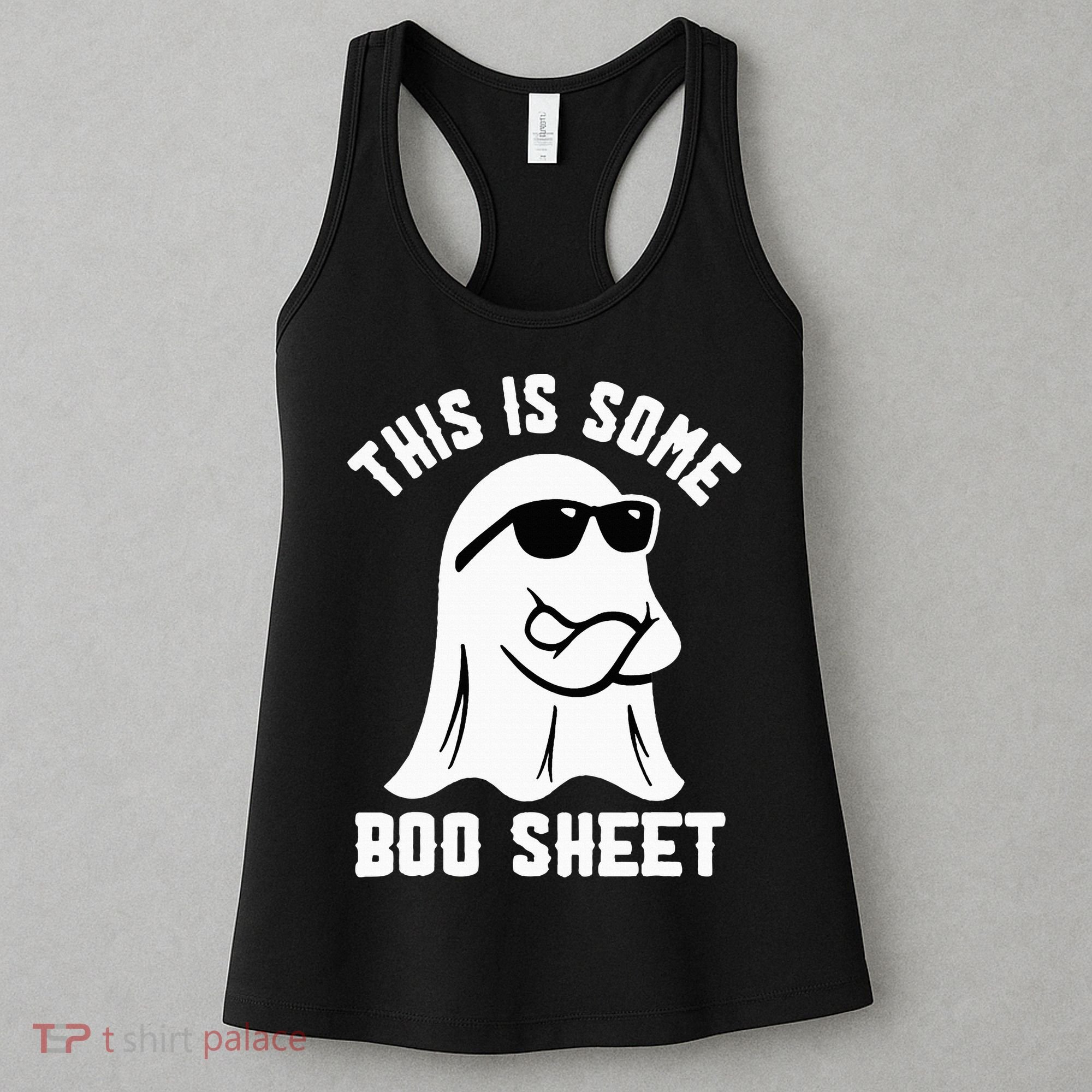 This Is Some Boo Sheet Ghost Retro Halloween Costume Women's Tank Top