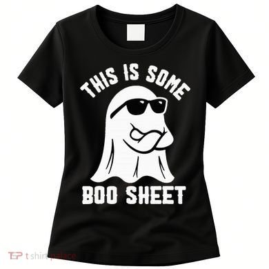 This Is Some Boo Sheet Ghost Retro Halloween Costume Women's T-Shirt