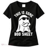 This Is Some Boo Sheet Ghost Retro Halloween Costume Women's T-Shirt thumb 0