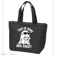 This Is Some Boo Sheet Ghost Retro Halloween Costume Tote Bag thumb 3