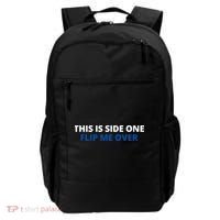 This Is Side One Flip Me Over Backpack thumb 0