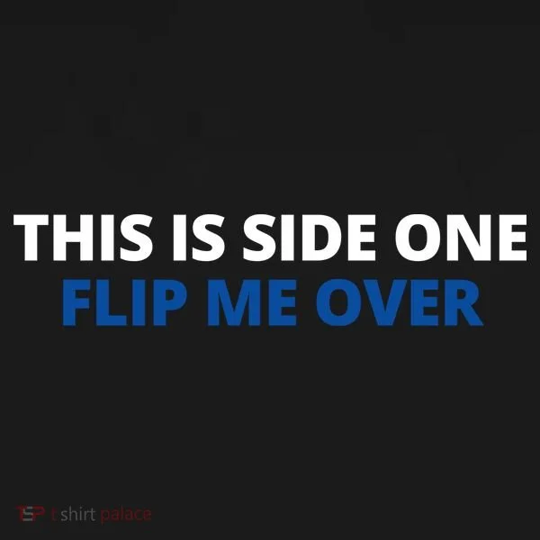 This Is Side One Flip Me Over Bucket Hat
