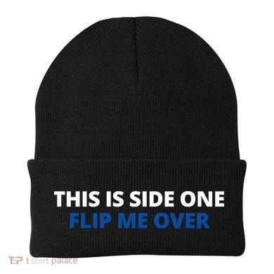 This Is Side One Flip Me Over Beanie