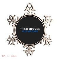 This Is Side One Flip Me Over Ornament thumb 0