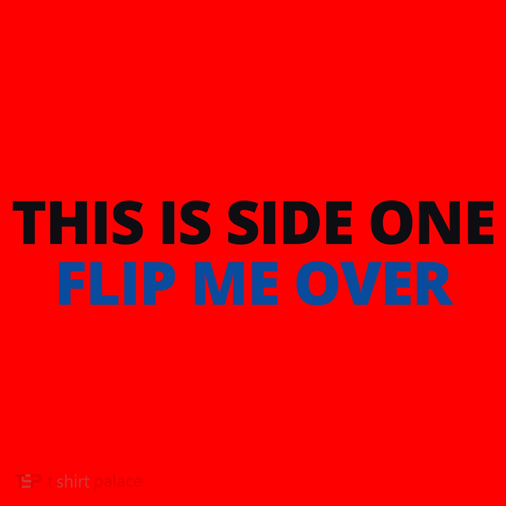 This Is Side One Flip Me Over Santa Hat