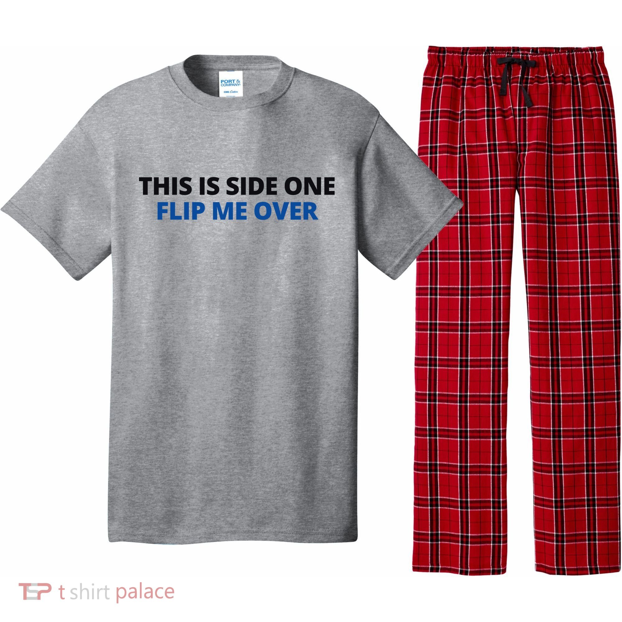 This Is Side One Flip Me Over Pajama Set