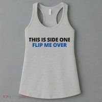 This Is Side One Flip Me Over Women's Tank Top thumb 3