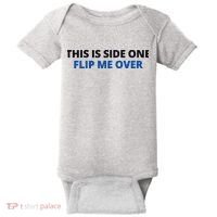 This Is Side One Flip Me Over Baby Bodysuit thumb 0