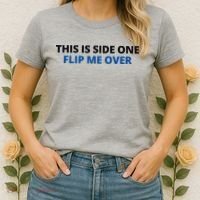 This Is Side One Flip Me Over Women's T-Shirt thumb 2