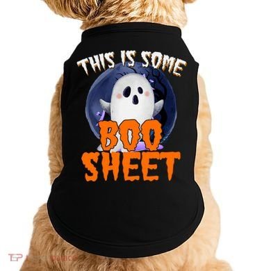 This Is Some Boo Sheet Funny Halloween Ghost Doggie Tank
