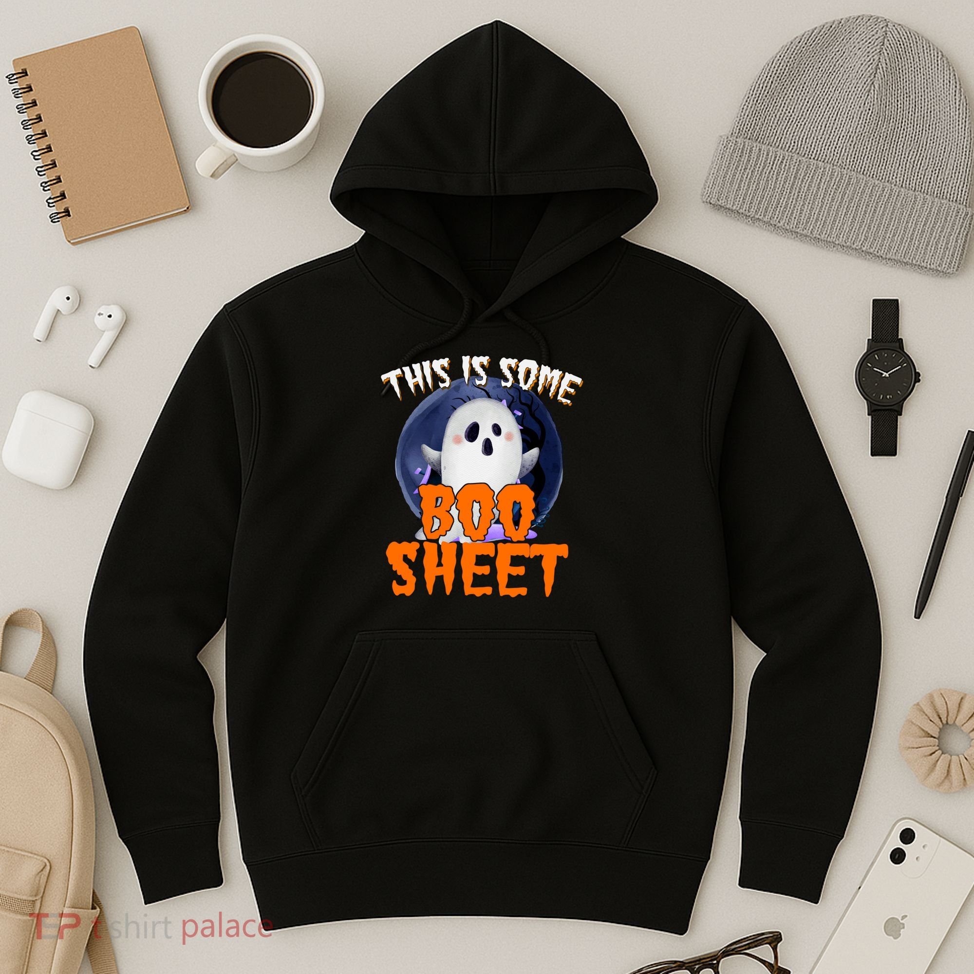 This Is Some Boo Sheet Funny Halloween Ghost Hoodie