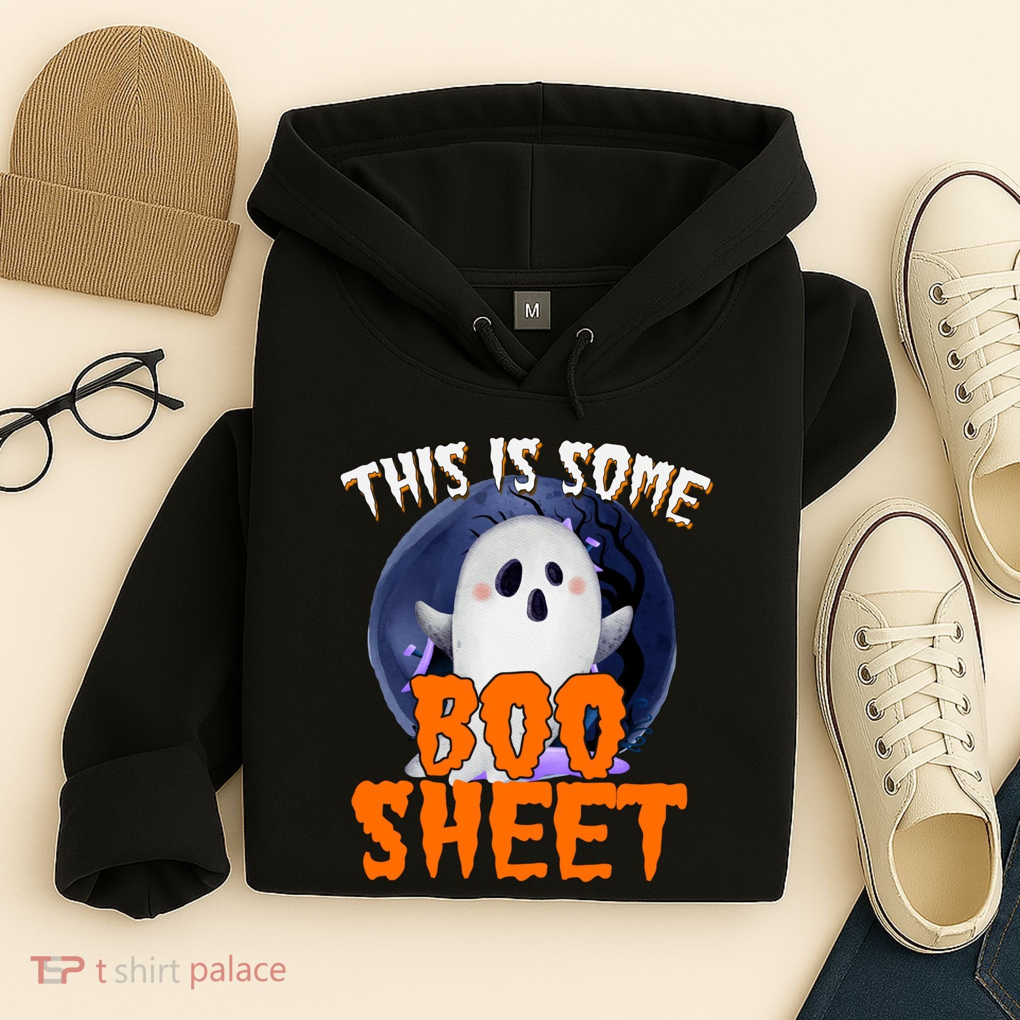 This Is Some Boo Sheet Funny Halloween Ghost Hoodie
