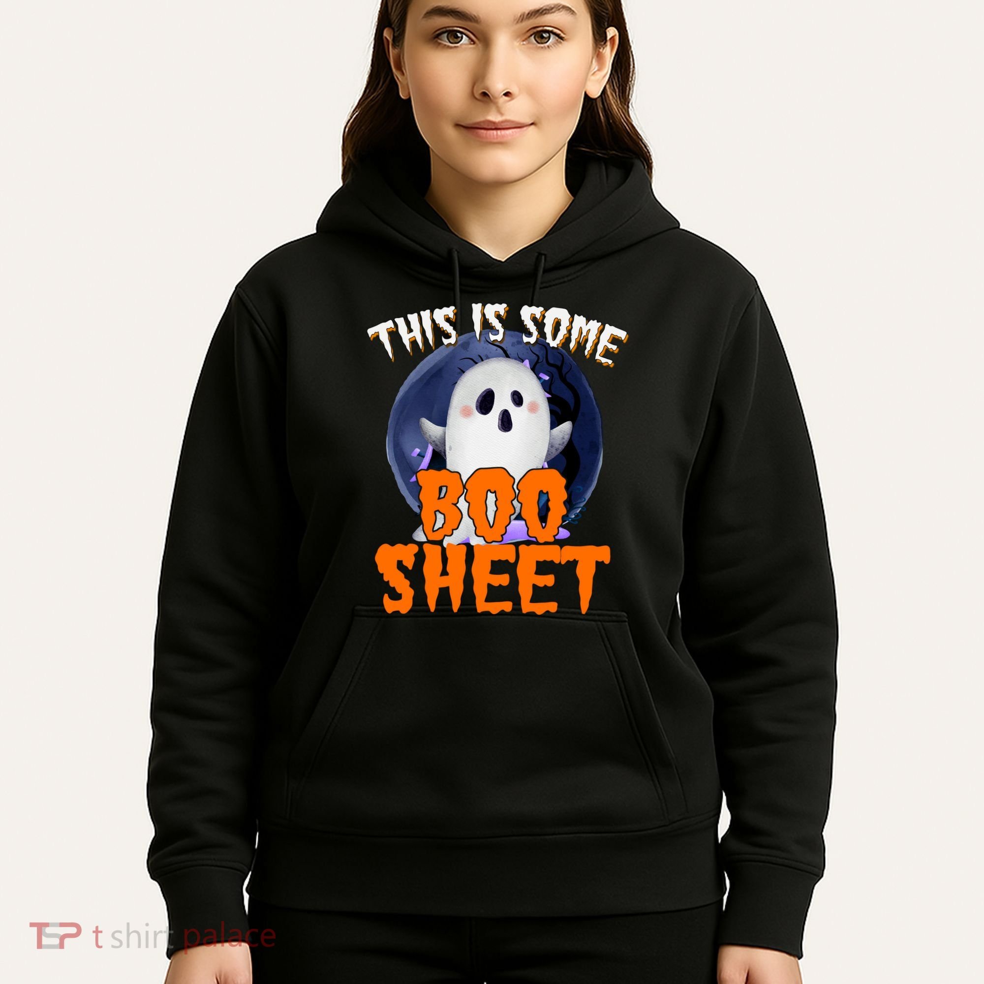 This Is Some Boo Sheet Funny Halloween Ghost Hoodie