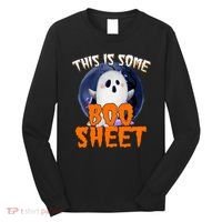 This Is Some Boo Sheet Funny Halloween Ghost Long Sleeve Shirt thumb 0