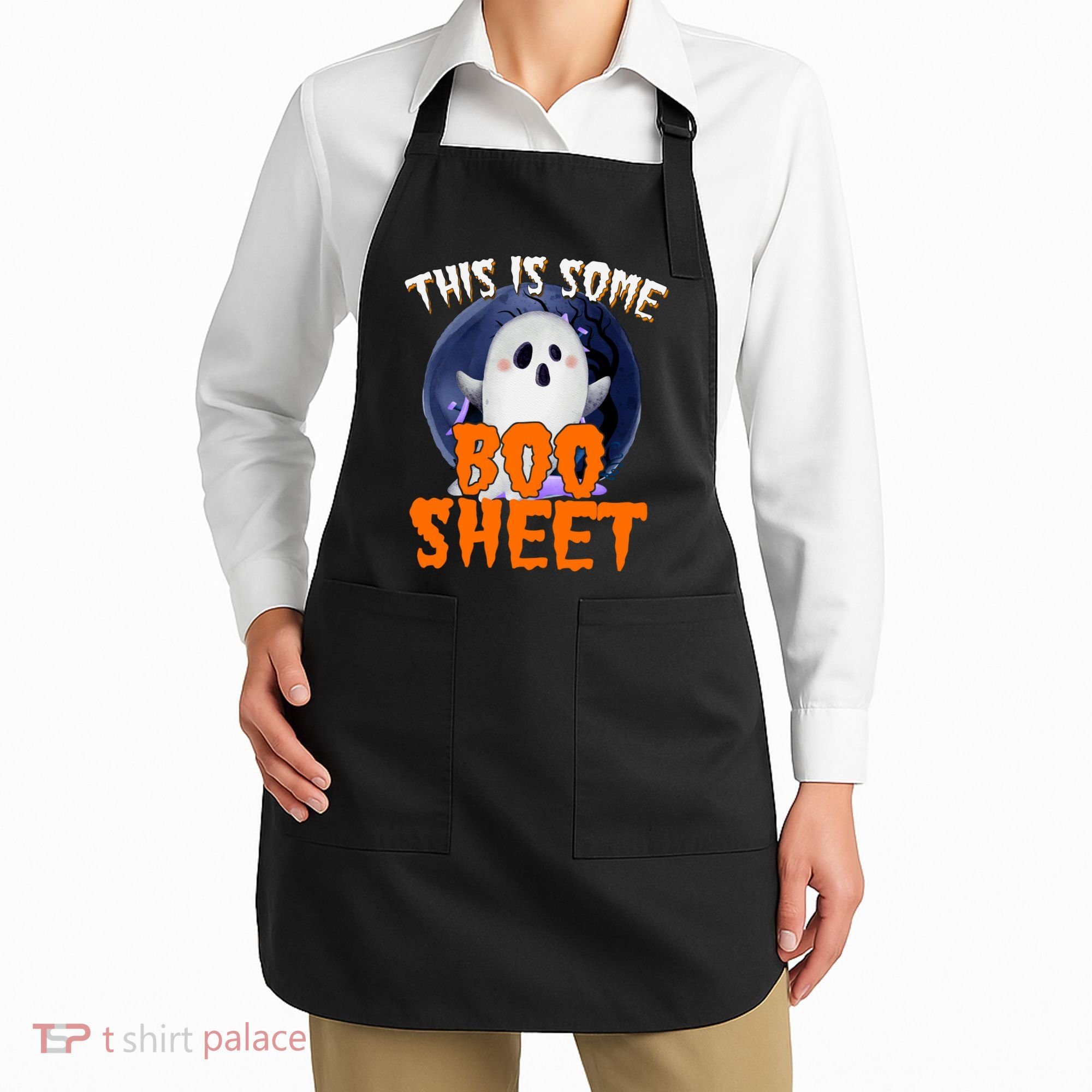This Is Some Boo Sheet Funny Halloween Ghost Apron