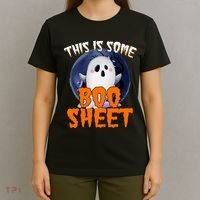 This Is Some Boo Sheet Funny Halloween Ghost T-Shirt thumb 4