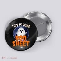This Is Some Boo Sheet Funny Halloween Ghost Button thumb 0