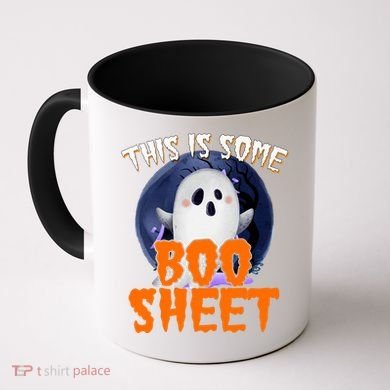 This Is Some Boo Sheet Funny Halloween Ghost Coffee Mug