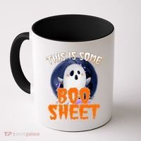 This Is Some Boo Sheet Funny Halloween Ghost Coffee Mug thumb 0
