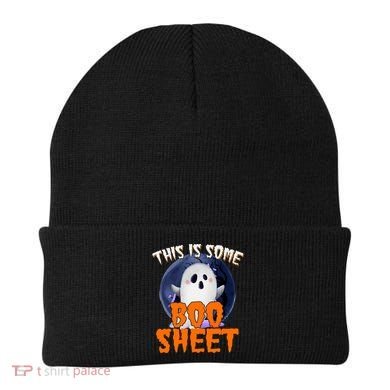 This Is Some Boo Sheet Funny Halloween Ghost Beanie