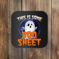 This Is Some Boo Sheet Funny Halloween Ghost Coaster thumb 0