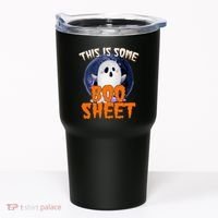 This Is Some Boo Sheet Funny Halloween Ghost Tumbler thumb 0