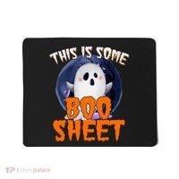 This Is Some Boo Sheet Funny Halloween Ghost Mousepad thumb 0