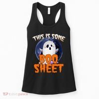 This Is Some Boo Sheet Funny Halloween Ghost Women's Tank Top thumb 0