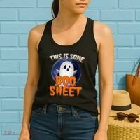 This Is Some Boo Sheet Funny Halloween Ghost Women's Tank Top thumb 2