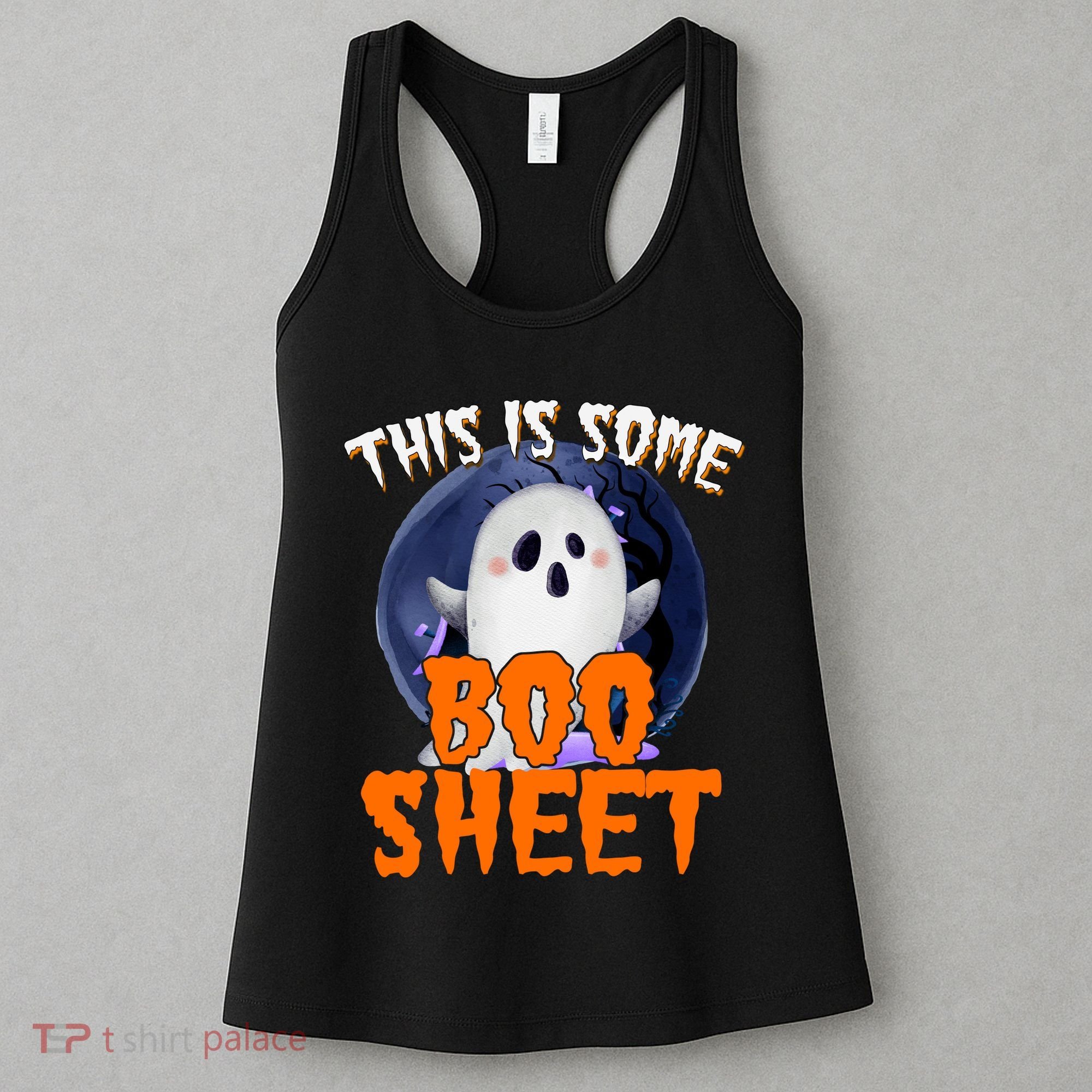 This Is Some Boo Sheet Funny Halloween Ghost Women's Tank Top