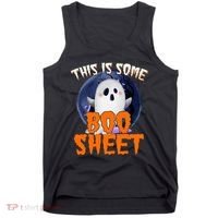 This Is Some Boo Sheet Funny Halloween Ghost Tank Top thumb 0
