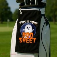 This Is Some Boo Sheet Funny Halloween Ghost Golf Towel thumb 2
